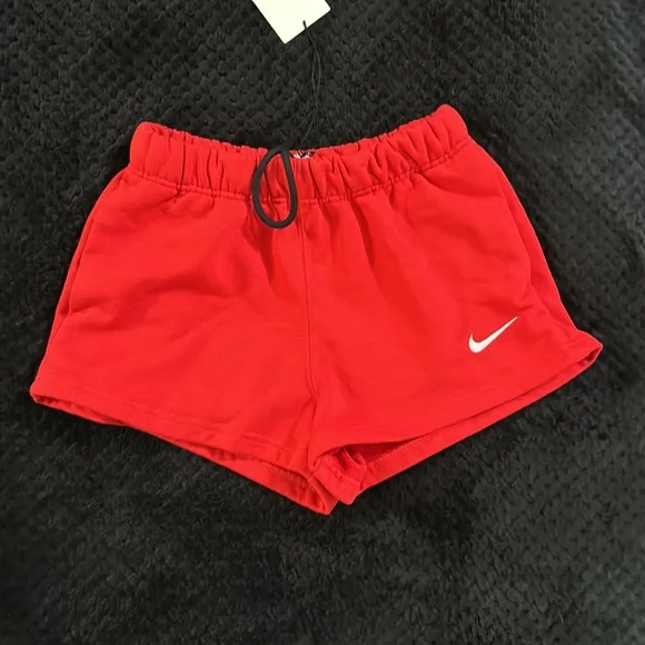 Tech Fleece Nikelab Women's Fleece Shorts Red Nike Shorts